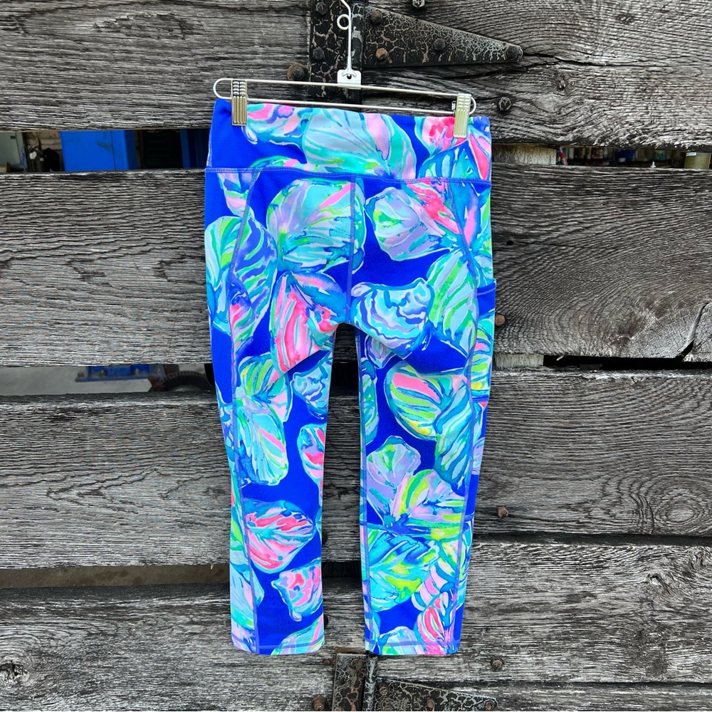 Lilly Pulitzer Luxletic 21" Weekender Leggings In Multi Casa Del Sol View 3